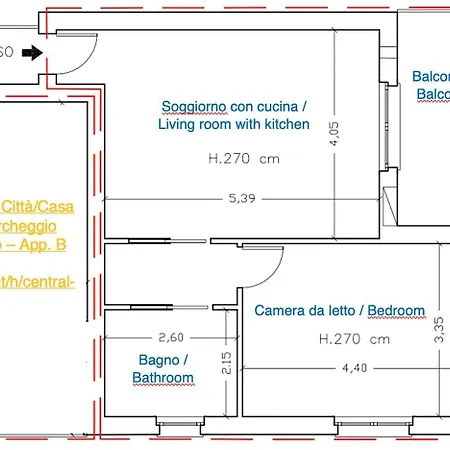 Apartamento Center - Modern Flat With Free Parking And Wifi - B